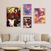 Classic Anime Kakegurui Posters Retro White Paper Manga Figure Poster Decor Prints Clear Image Bedroom Bar Decoration Art Painting Decorative Pictures