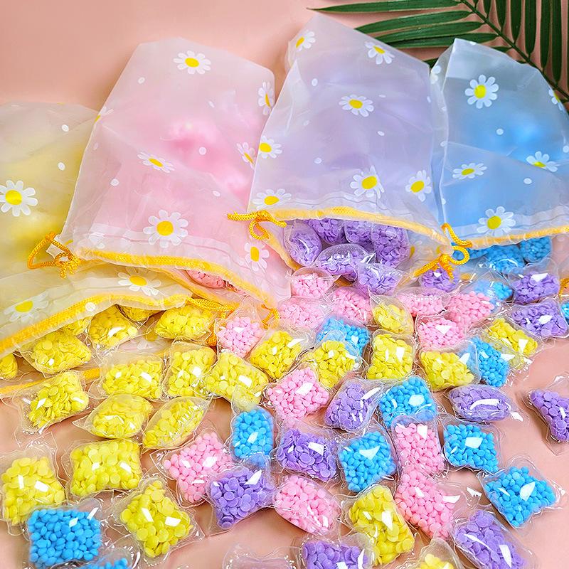 Water-Soluble Fragrance Beads - Long-Lasting Laundry Scent, 50 Beads per Bag, Soft Care for Clothes