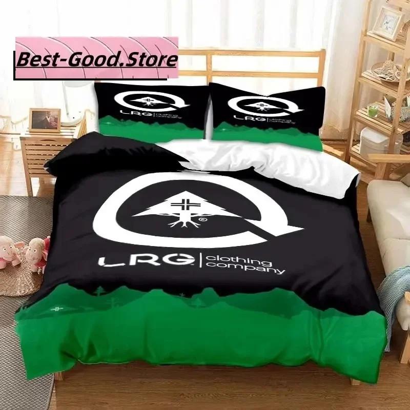 3D Clothing Brand LRG Logo Bedding Set Printed Bed Set With Pillowcase Bed Duvet Cover Soft Single Double Queen Super King Size