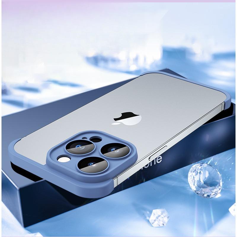 The Built-in Lens Film Is Suitable for Apple 14promax Phone Cases, Borderless Iphone13 Anti-drop 12pm Protective Case