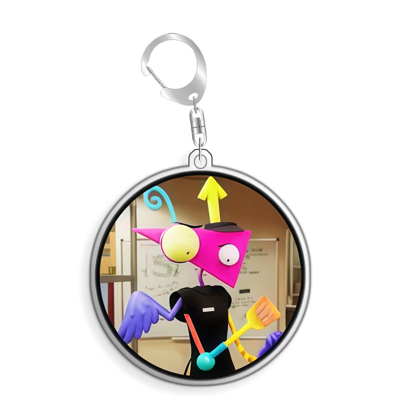 For The Amazing Digital Circus Pomni Zooble Gangle Kinger Ragatha Acrylic Selfmade Cute Cartoon Anime Keychain Pendant Toy Gift
