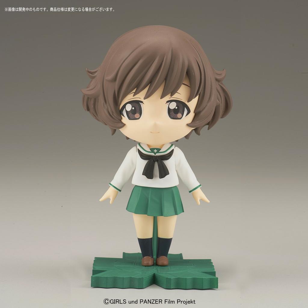 Puchi Rise Girls & Panzer Yukari & Asako Set, Color-Coded Plastic Model