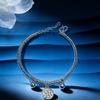 9999 Pure Silver Year of the Horse Bell Beads Bracelet, Valentine's Day Gift