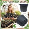Gallon plantskrukor, förtjockad flexibel plastkruka med hål, blomkruka för suckulenter, sticklingar, omplantering, hemträdgård