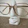 Nose Shaped Glasses Holder Stand, 3D Printed Abstract Human Face Sunglasses Display Rack, Eyewear Organizer for Desk, Shelf, Nightstand Decor