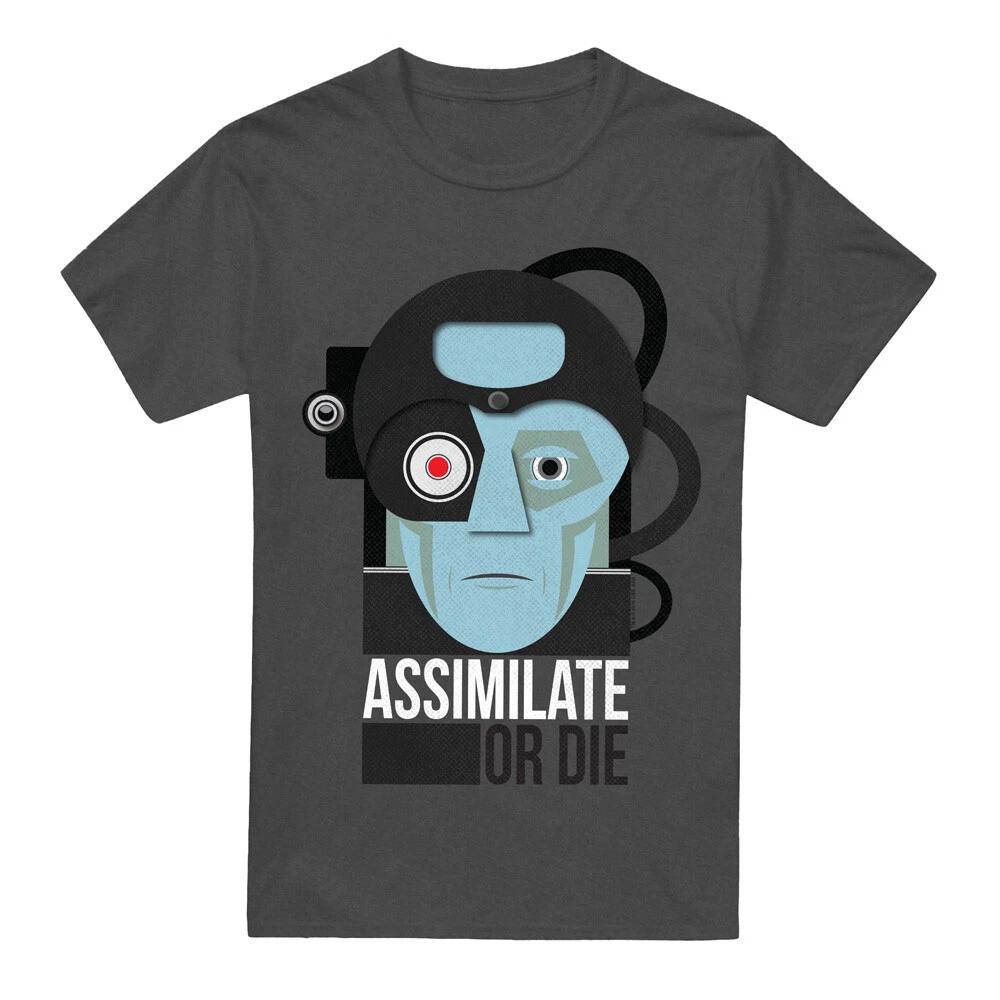 

Футболка Star Trek AssiSmallilate Or Die S-2XL-Угольный M