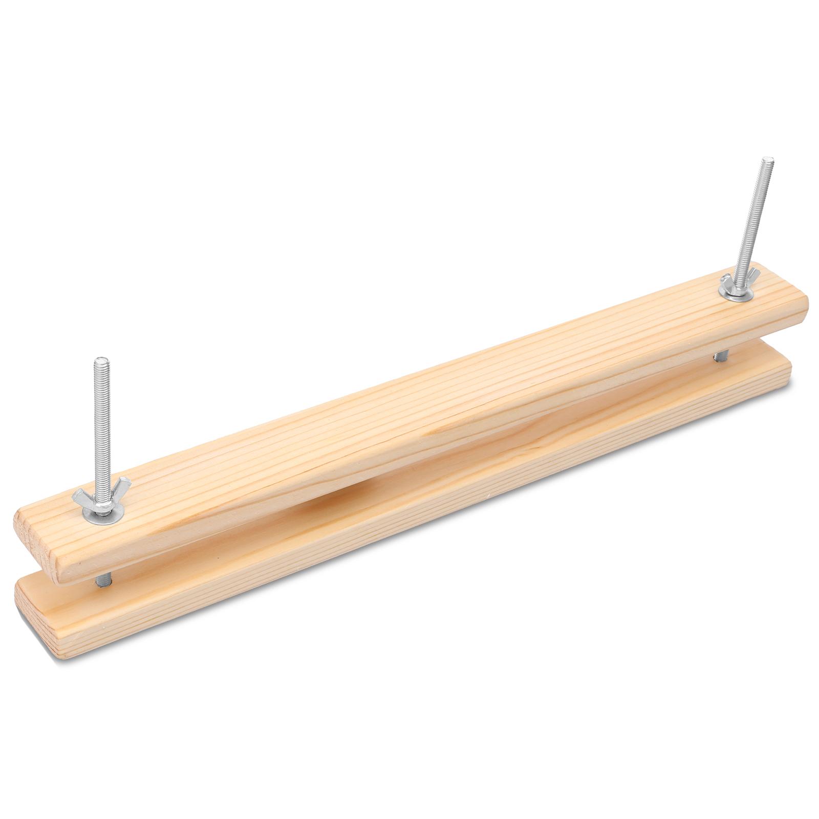 

Книжный пресс Книгопереплет, Деревянный инструмент для книжного пресса Переплетная машина с железной гайкой-прокладкой Многофункциональные материалы для книгопереплета 25x3.8cm