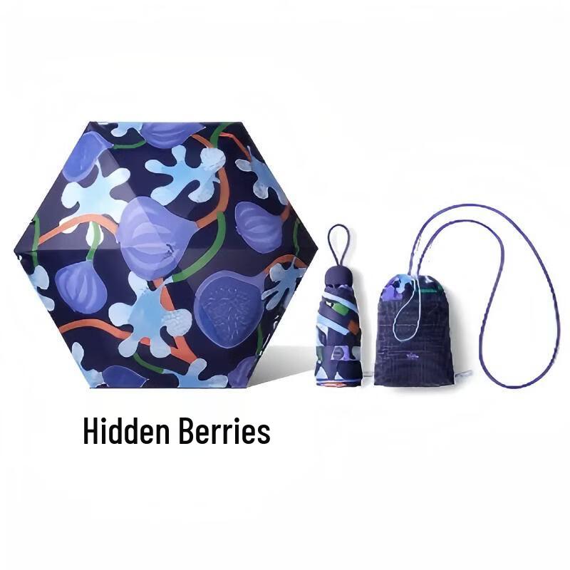 Beneunder Wild Berry Anti-UV Five-Fold Umbrella