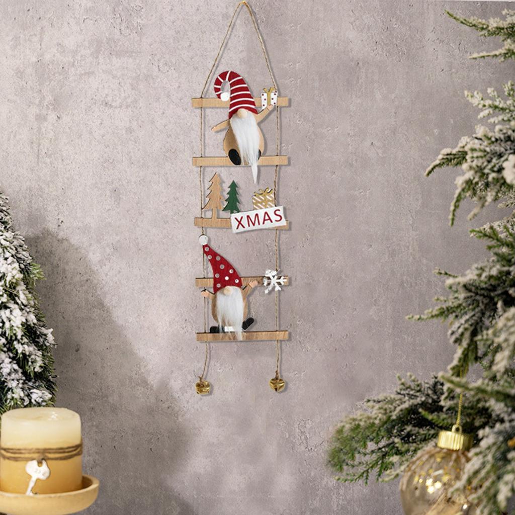Christmas Tree Decoration Climb The Ladder Santa Doll Christmas Decoration Gifts Stained Glass Window Panels