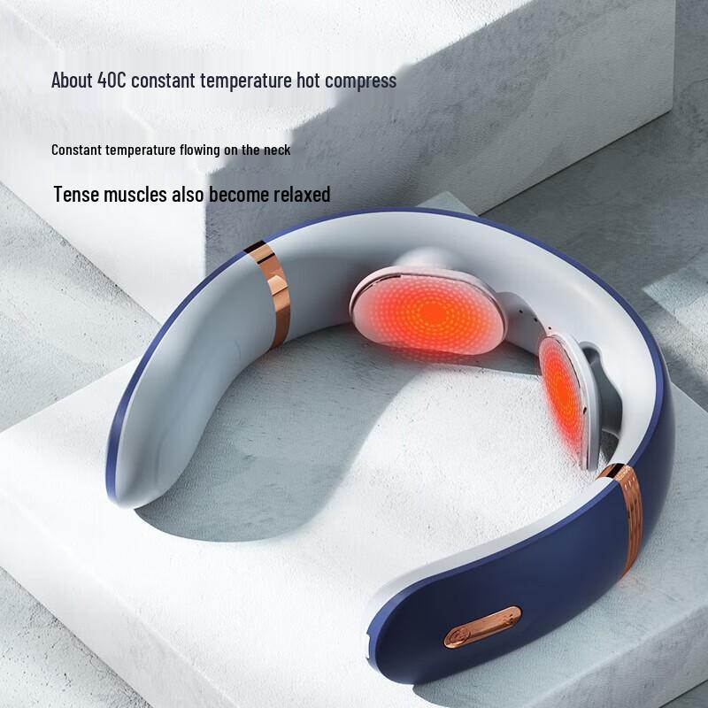 MKS NV8589B Neck Massager with Heat and Pulse Therapy