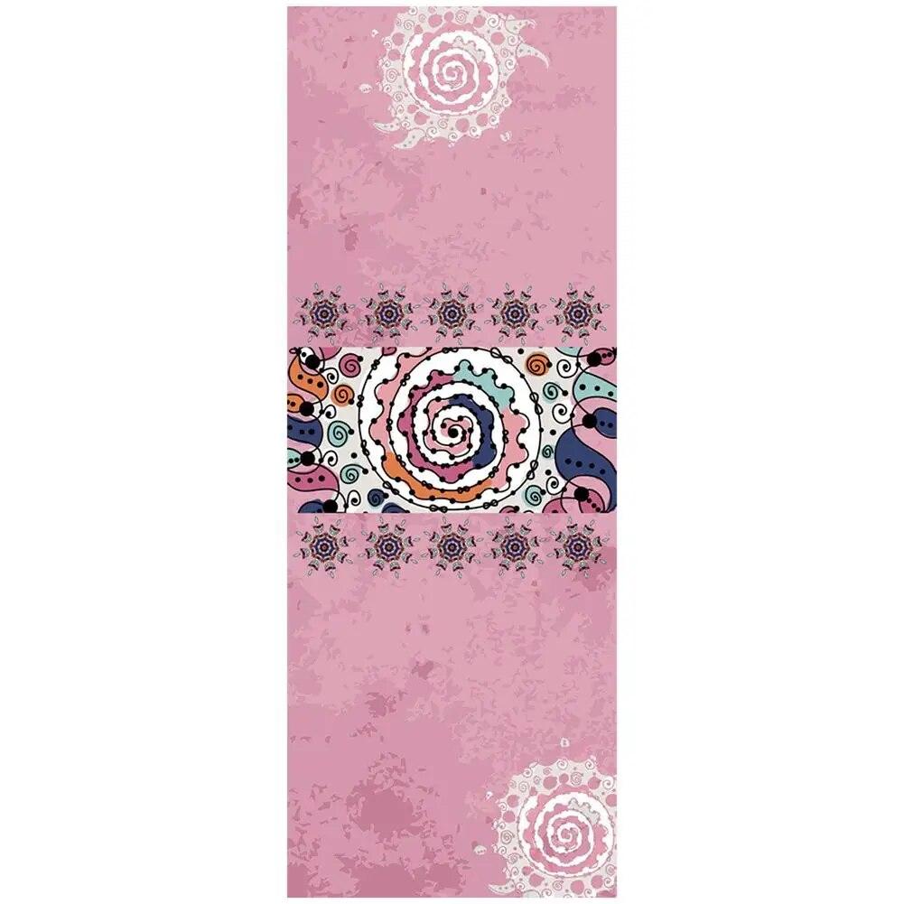 Yoga Towels Fitness Printed Microfiber Sports Travel Quick-drying Sweat-absorbent Workout Mat Cover for Pilates Gym Yoga Blanket