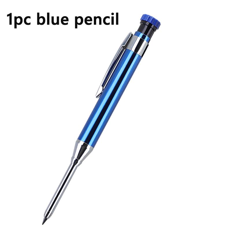 2.8mm Professional Metal Long Head Woodworking Mechanical Pencil or Lead Refills, for Carpenter Marking Engineering Drawing Tool