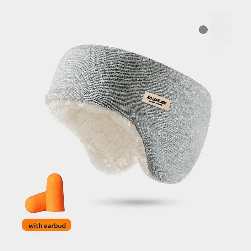 Woman Ear Cover Warmer Earplugs Fur Winter Soundproof Ear Muffs Men Women Blind Fold  Earmuffs Girl Sleep Earcups Noise Reduce