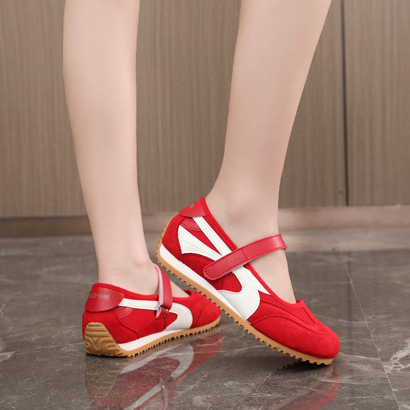 New Mary Jane Shoes - Breathable Mesh Not Tired Feet Cushioning Outdoor Travel Wear Comfortable Non-slip Flat Shoes