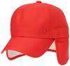 Coq Sportif Cap with ear warmers 2WAY size adjustable cold protection warm golf QGBWJC11W RD00 [Le Golf] Men's (Red)