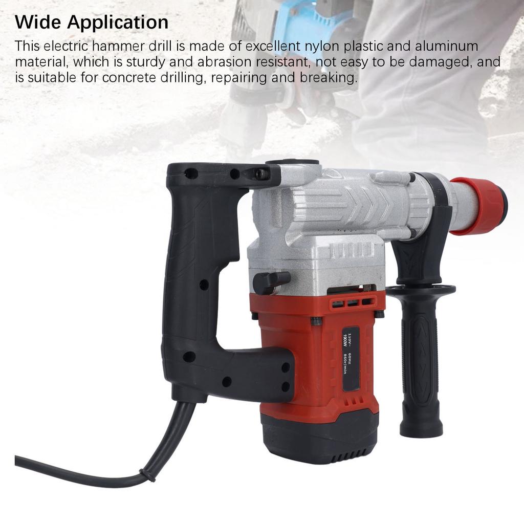 Electric Hammer Drill Dual Function High Power Concrete Rotary Hammer for Industry Rotary Hammer Drill