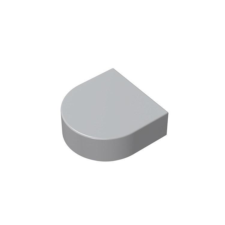 50g Small Particle Compatible Building Blocks - Half-Round Back with 1 Hole