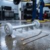 Pressure Washer Undercarriage Cleaner | 1/4inch Coupler, MultiNozzle, Water Broom with Extension
