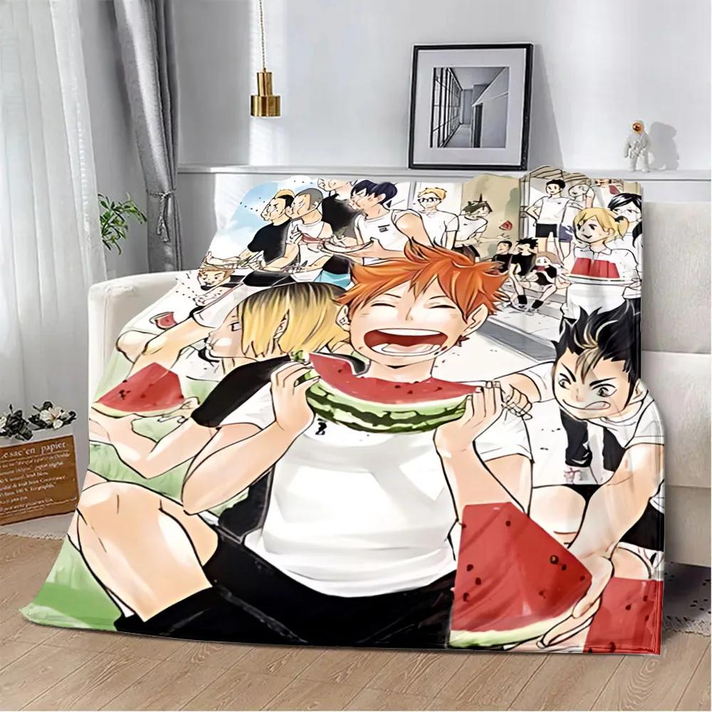 Japan Anime Haikyuu Printed Blanket Picnic Blankets Warm Blanket Soft and Comfortable Blanket Home Travel Birthday Gift