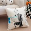 Experimental Swedish Rapper B-Bladee Cushion Cover Throw Pillow Cover Hidden Button Durable Polyester Chair Cushion