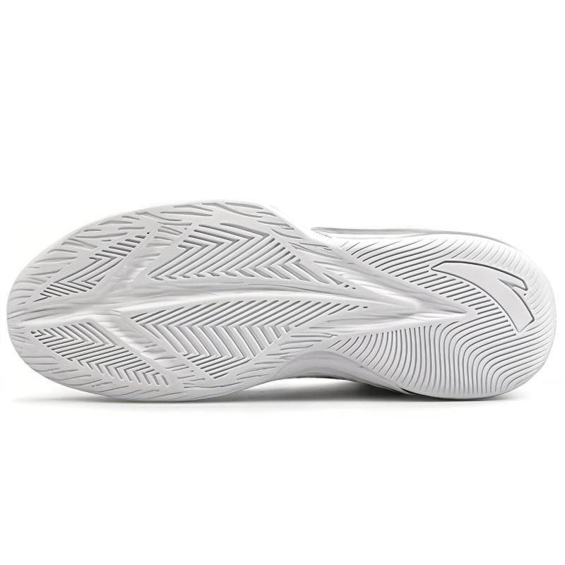 Stash X Anta Cushioning Slip Resistant And Abrasion Resistant Coverage High Top Basketball Shoes Men's White Blue Sneakers 91931110-8