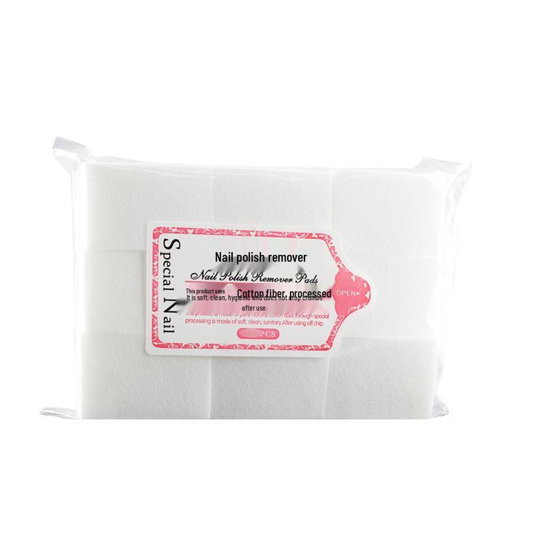 Disposable Lint-Free Nail Polish Remover Pads - Hard, Non-Woven Cotton, 550 Pieces
