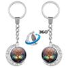 Tree of Life Double-Sided Rotating Pendant Keychain - Bag Charm & Car Ornament