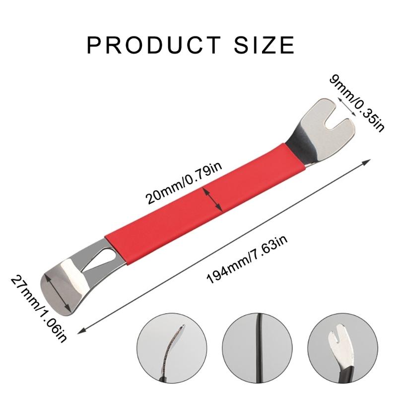 Heavy Duty Stainless Steel Pry Bar Crowbars with Water Drop Designs Suitable for Efficient Hand Tool Use In Various Task