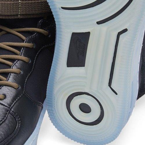 Acronym Air Force Downtown 1 Hi SP 'Black Olive' (Unisex) Black / Black-Olive Skate Shoes 649941 003