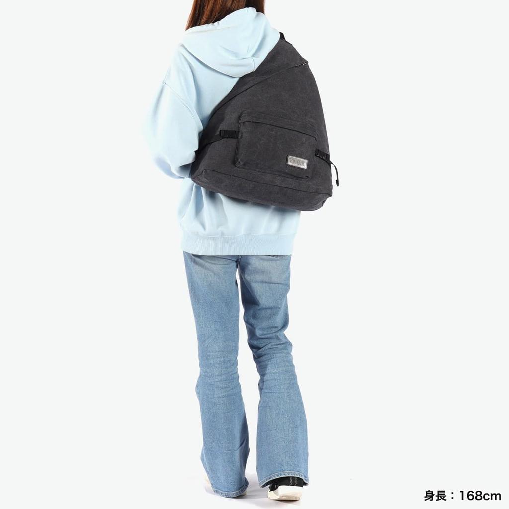 X-girl Hooded Sling Bag, Faded Sling Bag, 105251053010, Black, One Size