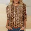 European and American Women's Round Neck Long-sleeved T-shirt with Sequins 3D Printing