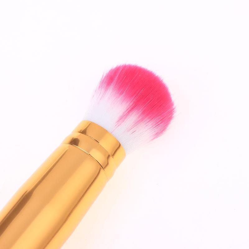 3 Pcs 2 In1 Double-Head Sponge Head Mini Portable Makeup Brush Fluffy Blush Brush Ladies Beauty Tool