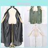 Elegant Ivory Chiffon Neck Wrap Cape For Women Lightweight Bridal Shawl