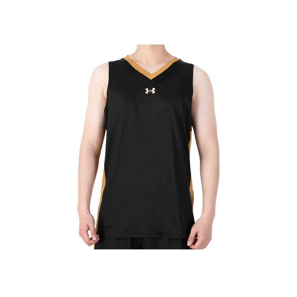 Under Armour Color Block Knit Training Basketball Vest Men Tops Black 21500107-001