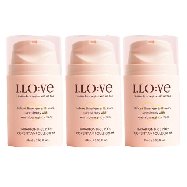 I.LO:VE Hexarion Rice PDRN Core Fit Ampoule Cream 50ml & Bubble Skin Booster 140ml (7 Options)
