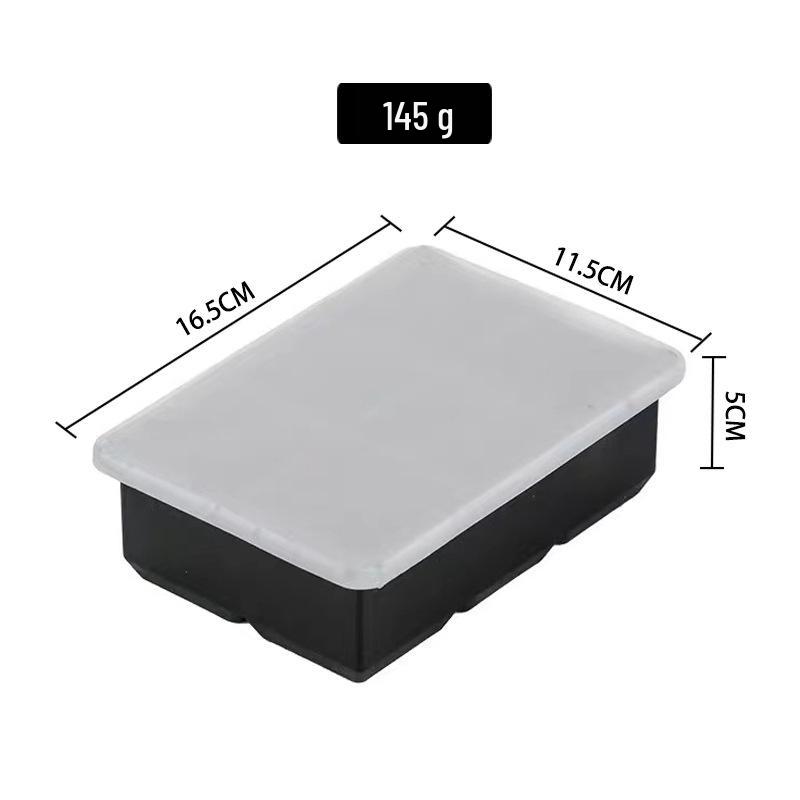 Silicone Ice Cube Tray with Lid for Large Cubes & Balls, Ideal for Home Bars