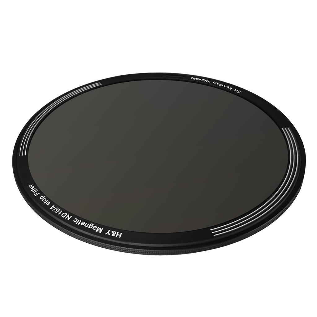 ND Filter ND16 for REVORING Magnetic Filter for Revoling Rings H&Y 58-77mm - Anti-static, Anti-fouling, Water-repellent, Scratch-resistant RMN16-77