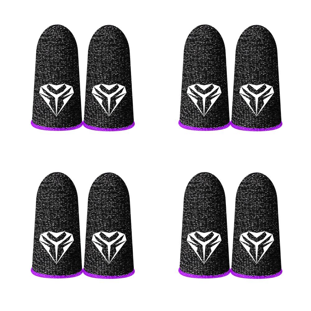 2-10Pcs Mobile Game Fingertip Gloves Sweatproof Anti-slip Touch Screen Finger Sleeve Breathable Gaming Fingertip Cover for Gamer