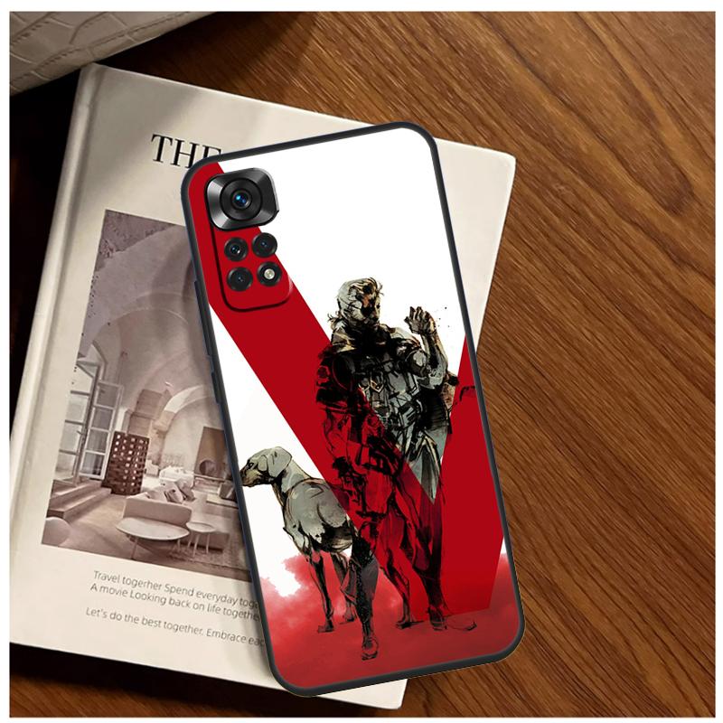 Metal Gear Solid Case For Xiaomi Redmi Note 11 10 9 12 13 14 15 Pro Plus Cover For Redmi 15 C 10C 13C 12C 14C