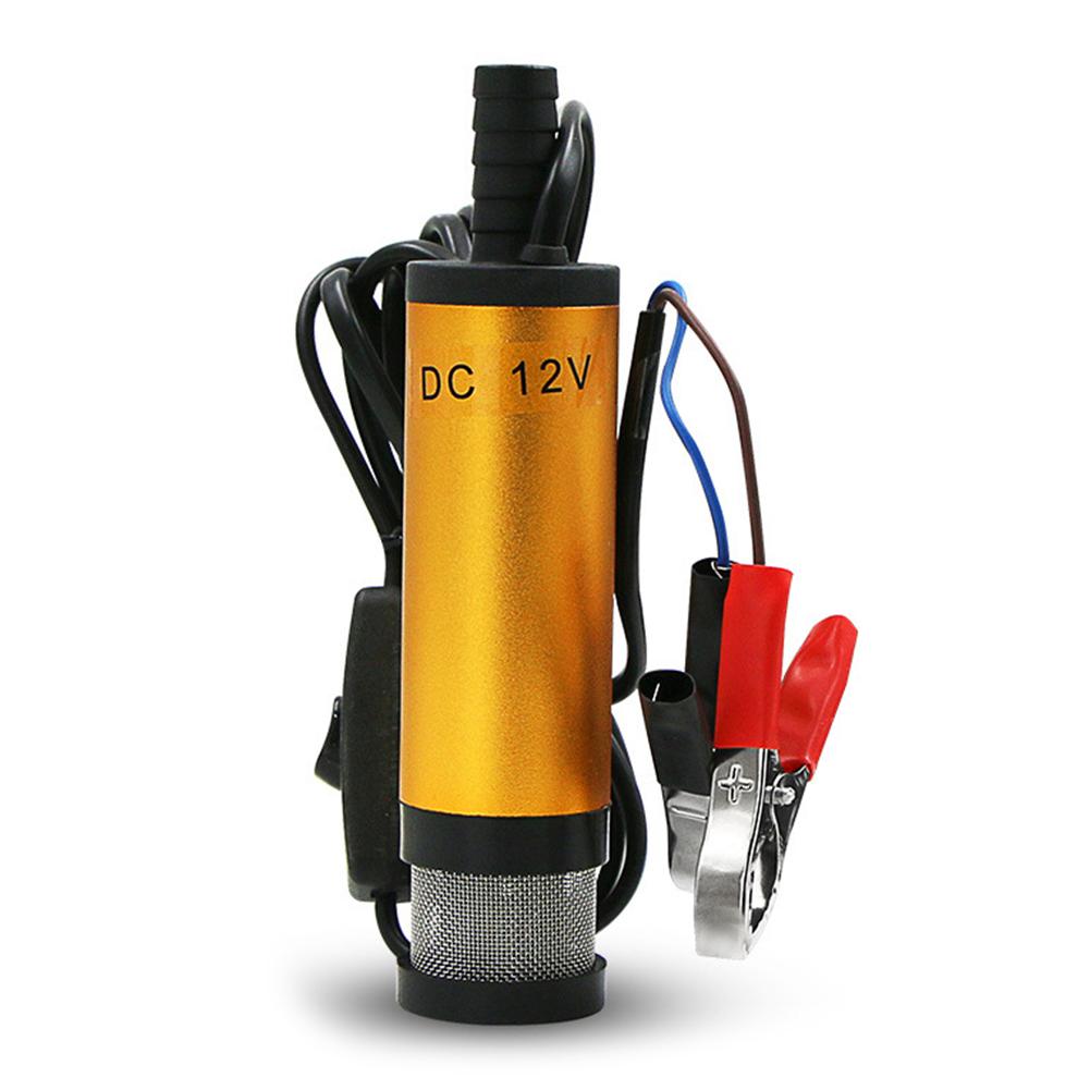 Submersible Pump 12/24 Volt Fuel Transfer Pump Small Suction Pump 38mm For Pumping Diesel Oil Water Fuel Transfer Pump