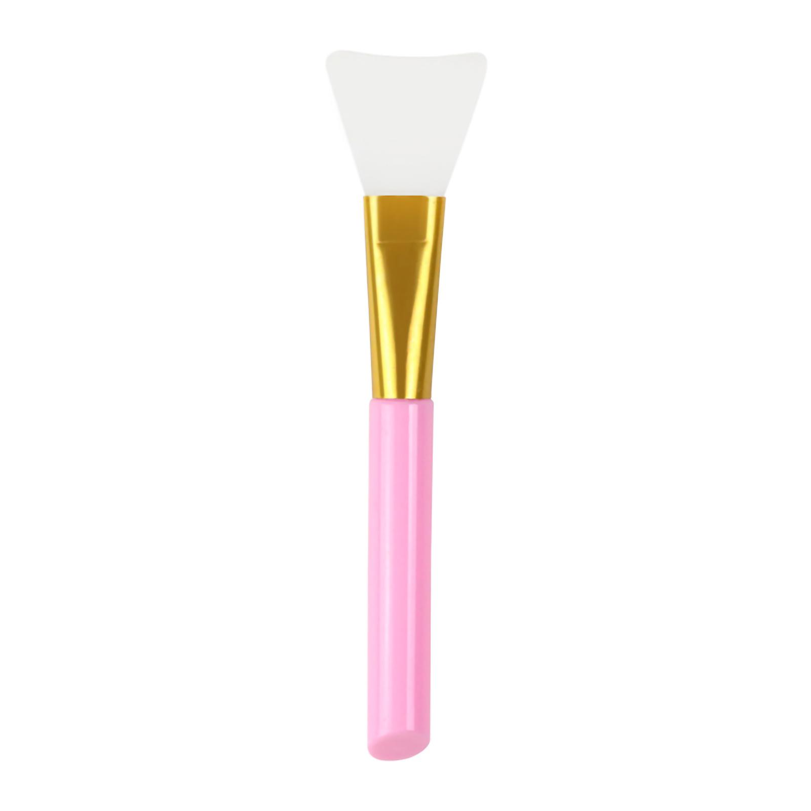 Pinceau Masque Visage Silicone Doux Aluminium Applicateur Masque Facial Outils d'Application Masque Beauté Pink Gold