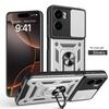 Für Motorola G05 Hülle Moto E15 Handyhülle MOTO G05 E15 Abdeckung Magnetischer Ringhalter Rüstung Schieb-Kamera-Schutz Rückseite