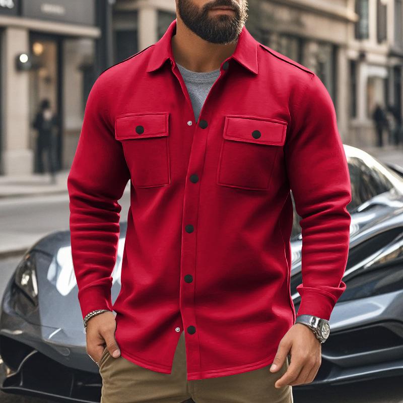 Spring and Autumn Men's Jacket Men's Casual Fashion Slim Jacket Top