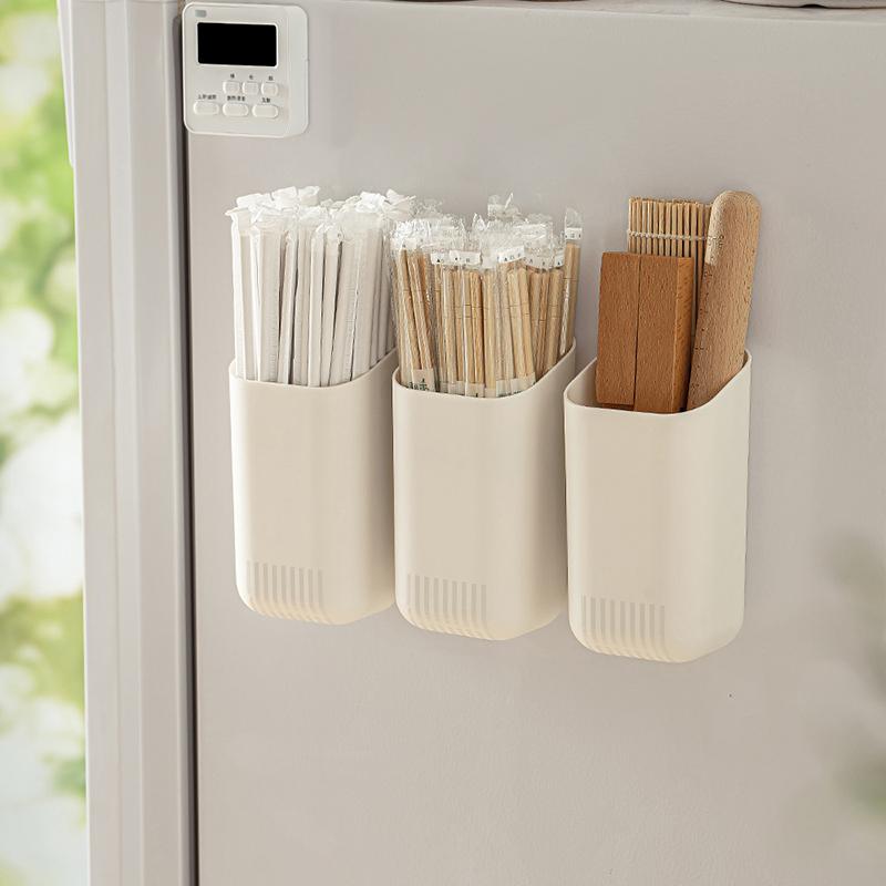 Magnetic Adsorption Box Household Refrigerator Magnetic Wall-Mounted Storage Box Punch-Free Storage Box