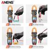 ANENG PN107 Voltmeter Ammeter NCV Diode with Temperature Digital Clamp Meter 600A AC Frequency Professional Tool Current Tester