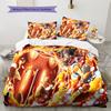 Cartoon Pattern Bedding Quilt Set Quilt Cover Pillowcase Home Decoration Birthday Gift (1 * Duvet Cover + 2 * Pillowcase, Without Core)