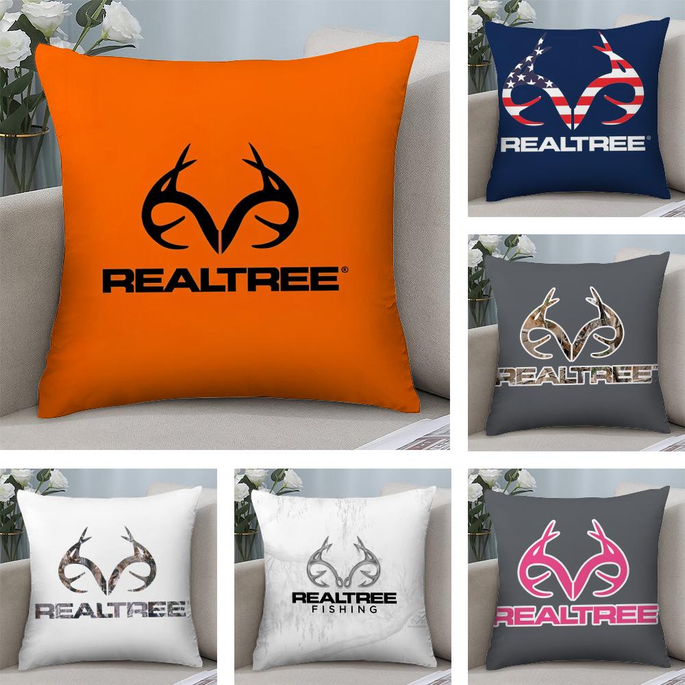Cool RRealtree Cushion Cover Pillowcase Ultra Soft Skin Friendly Fabric Cloud Like Comfort Concealed Zipper