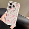 Pink Bowknots Floral Pattern Case For Xiaomi 14T 13T 11T Pro Funda Redmi Note 14 13 Pro 5G 4G 12 11 Shockproof Bumper Silicone Cover