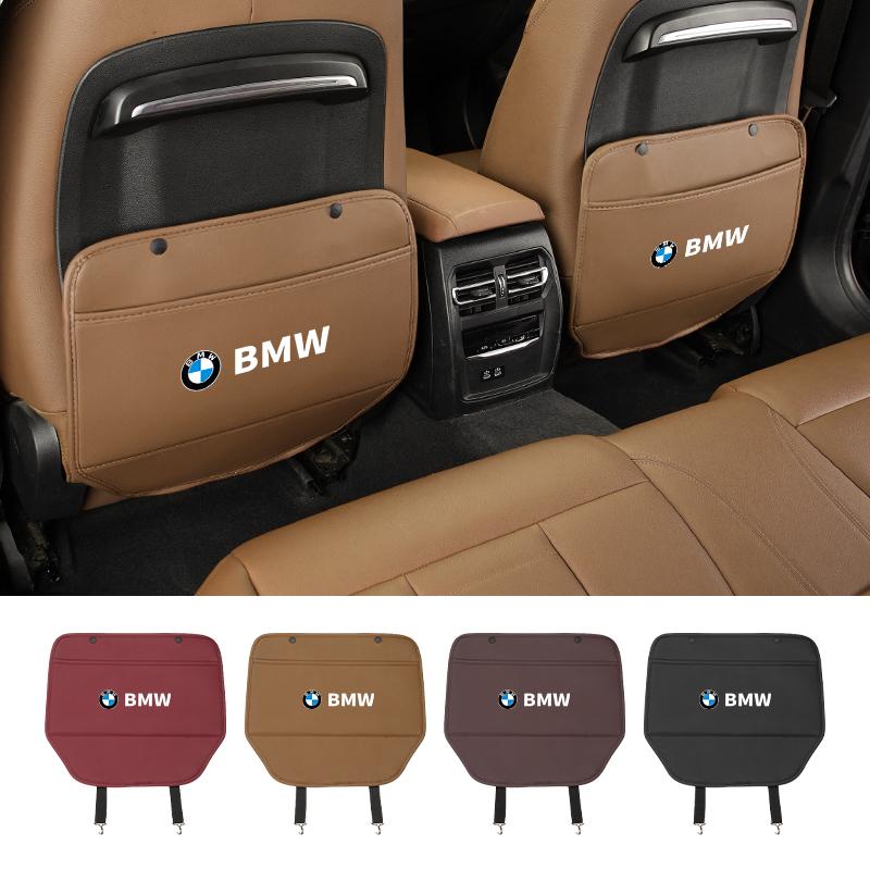 2025 Hot Car Seat Back Protection Anti-Kick Pad Rear Seat Organizer Storage Bag For BMW M3 M4 X1 X3 X5 X7 E39 E46 E60 E90 F10 F2