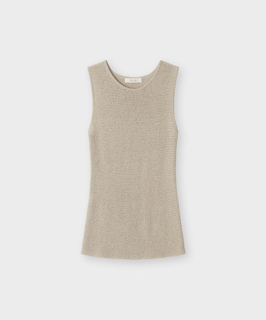 Deolil Melt Sleeveless Knit_Beige
